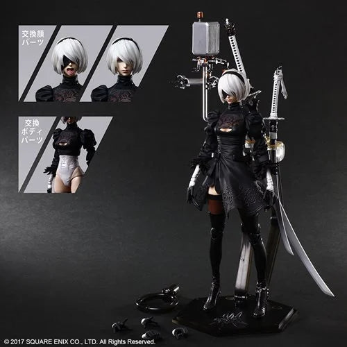 NieR: Automata 2B YoRHa No. 2 Type B Deluxe Version Play Arts Kai Action Figure