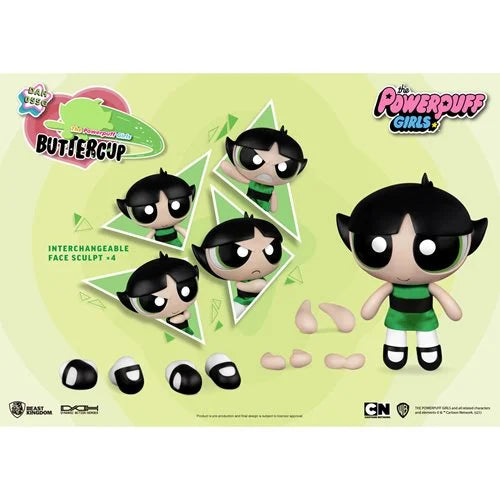 Powerpuff Girls Buttercup DAH-055G Dynamic 8-Ction Heroes Action Figure