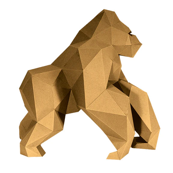 GORILLA 3D MODEL - GOLD LIMITED EDITION