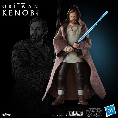 Star Wars The Black Series Obi-Wan Kenobi (Wandering Jedi) 6-Inch Action Figure