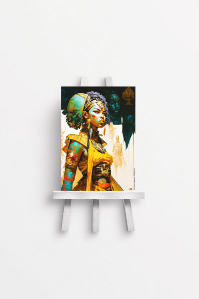 Printable Greeting Card - Egyptian Beauty Four