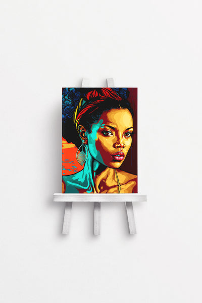 Printable Greeting Card - Beautiful Woman One