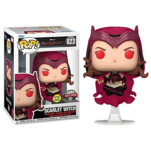 WandaVision Scarlet Witch Glow-in-the-Dark Pop! Vinyl Figure - Entertainment Earth Exclusive