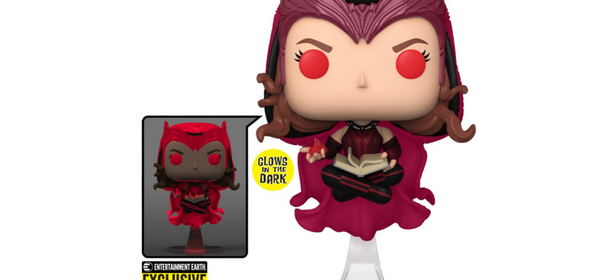 WandaVision Scarlet Witch Glow-in-the-Dark Pop! Vinyl Figure - Entertainment Earth Exclusive