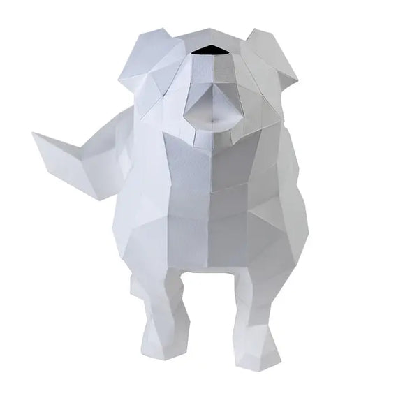 Wolf 3D Paper Model, Lamp