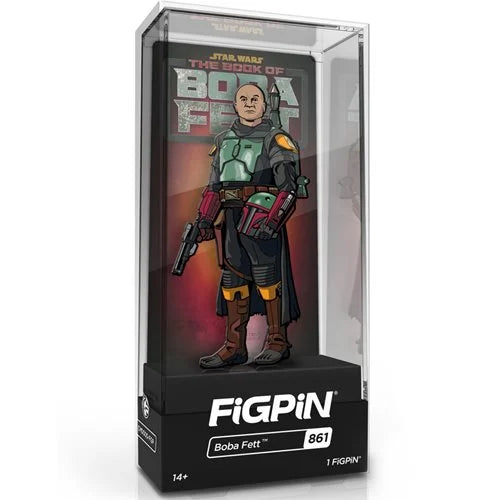 Star Wars: The Book of Boba Fett Boba Fett Holding Helmet FiGPiN Classic 3-Inch Enamel Pin