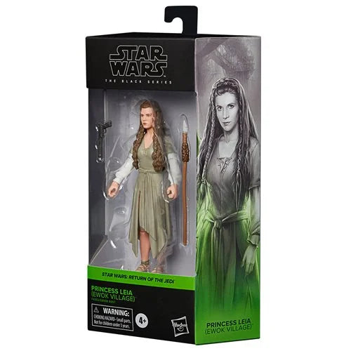 Star Wars The Black Series Princess Leia (Ewok Dress) 6-Inch Action Figure