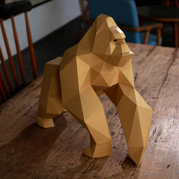 GORILLA 3D MODEL - GOLD LIMITED EDITION