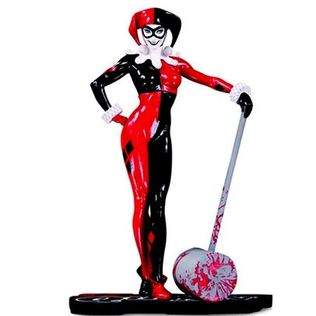 Harley Quinn Red White and Black by Adam Hughes Statue