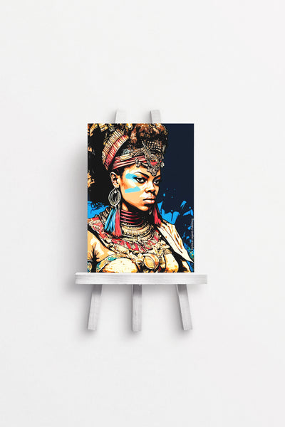 Printable Greeting Card - Egyptian Beauty Five