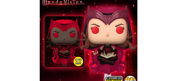 WandaVision Scarlet Witch Glow-in-the-Dark Pop! Vinyl Figure - Entertainment Earth Exclusive