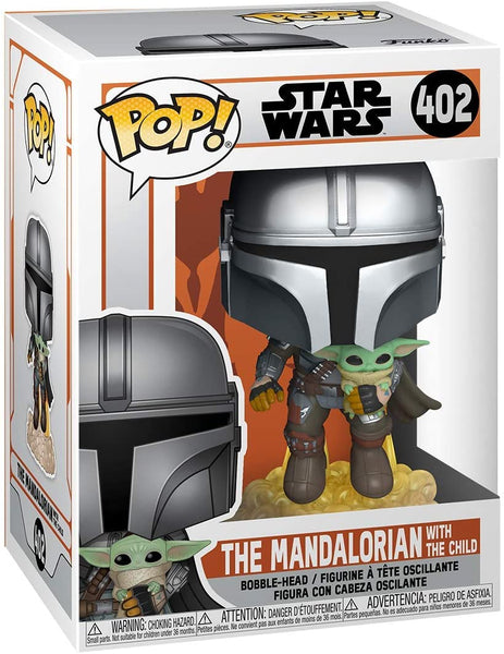 Star Wars The Mandalorian Flying Pop! Vinyl Figure with The Child