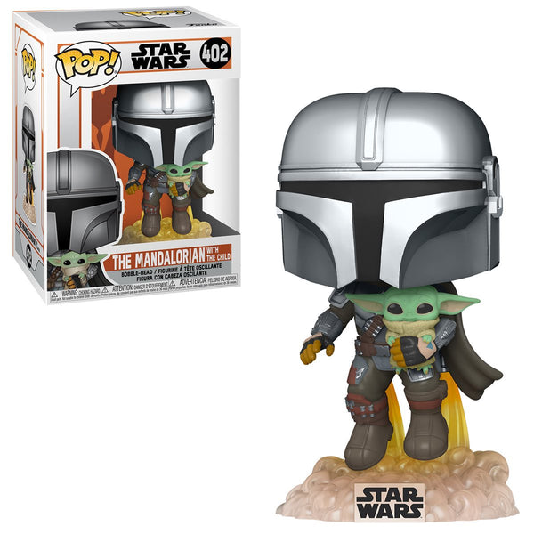 Star Wars The Mandalorian Flying Pop! Vinyl Figure with The Child