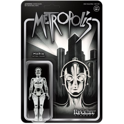 Metropolis Silver Maria 3 3/4-Inch ReAction Figure