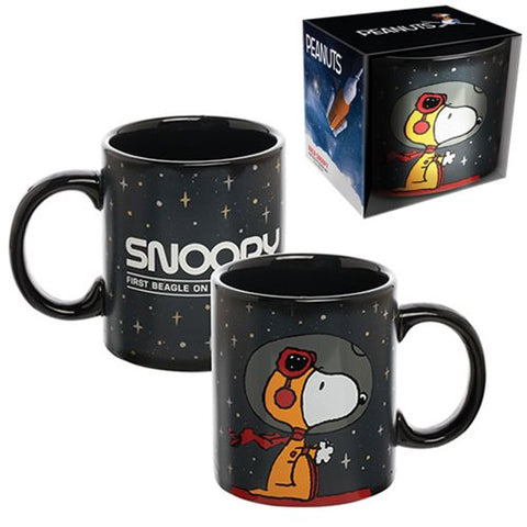 Peanuts NASA Snoopy 12 oz. Heat-Reactive Ceramic Mug