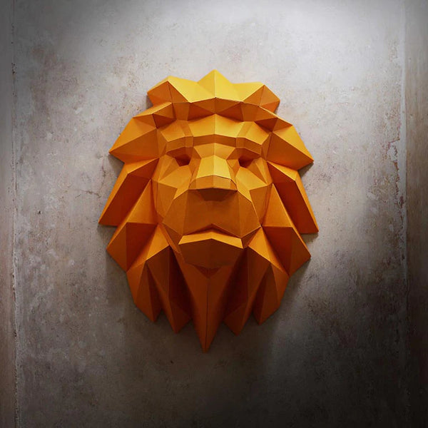 LION HEAD WALL ART DECOR